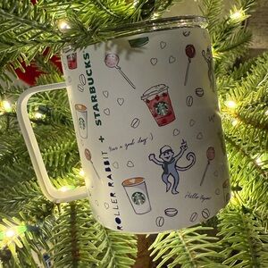 Starbucks x Roller Rabbit LIMITED EDITION HOLIDAY 12oz Stainless Steel Mug